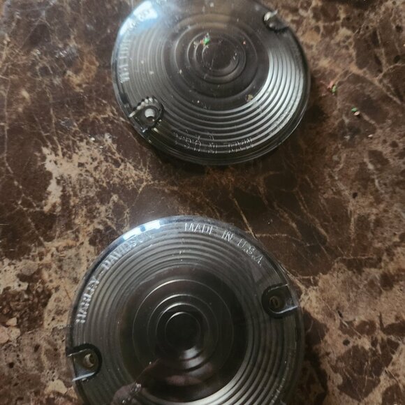 HARLEY DAVIDSON 7 Inch Deluxe Chrome Fatboy Lights NEW in box - Picture 14 of 14